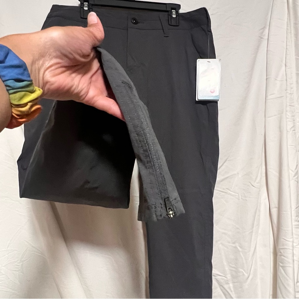 NEW Marmot Gray Raina Hiking Outdoor Rain Pants Spring Waterproof Activewear - Picture 3 of 16